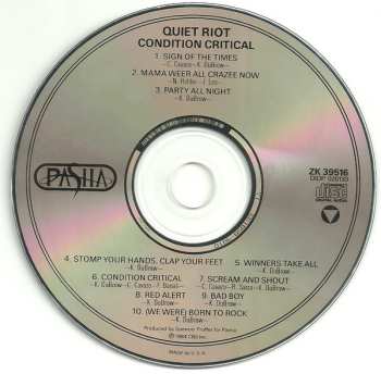 CD Quiet Riot: Condition Critical