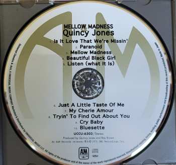 CD Quincy Jones: Mellow Madness
