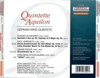 CD Paul Hindemith: German Wind Quintets