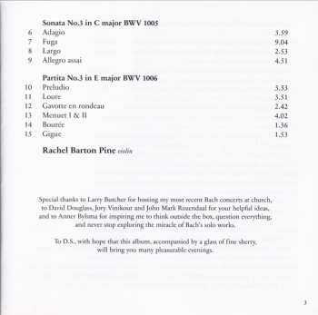 2CD Johann Sebastian Bach: Testament (Complete Sonatas And Partitas For Solo Violin)