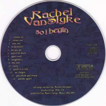 CD Rachel VanSlyke: So I Begin