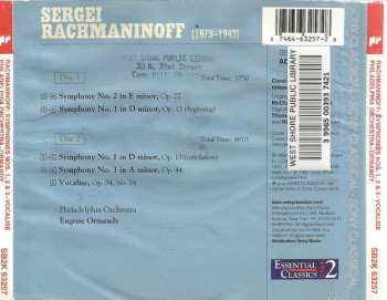 2CD Eugene Ormandy: Symphony No. 1 / Symphony No. 2 / Symphony No. 3 / Vocalise