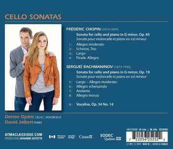 CD Frédéric Chopin: Cello Sonatas