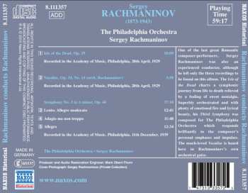 CD Sergei Vasilyevich Rachmaninoff: Rachmaninov conducts Rachmaninov