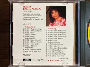CD Sergei Vasilyevich Rachmaninoff: The Complete Solo Piano Music (L'Intégrale Pour Piano Seul) Vol. 4: Préludes Op. 23 & Op. 32