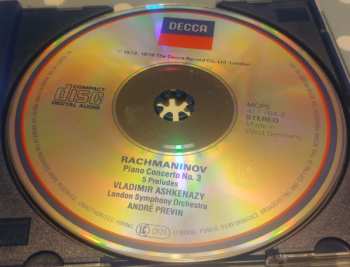 CD The London Symphony Orchestra: Piano Concerto No. 3; 5 Preludes