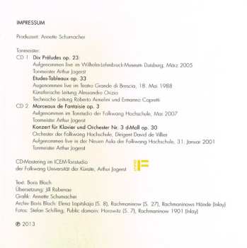 2CD Sergei Vasilyevich Rachmaninoff: Piano Works 5
