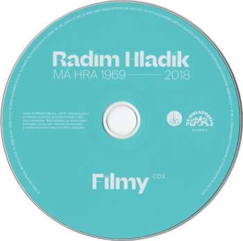 4CD/Box Set Radim Hladík: Má Hra 1969-2018