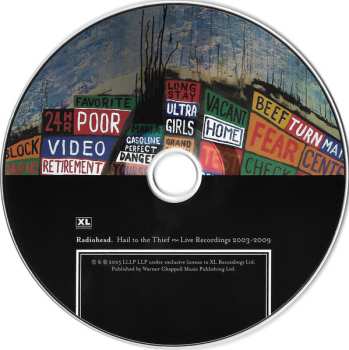 CD Radiohead: Hail To The Thief (Live Recordings 2003-2009)