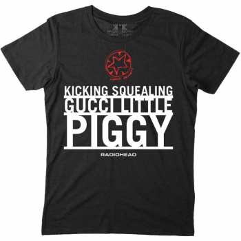 Merch Radiohead: Tričko Gucci Piggy  S