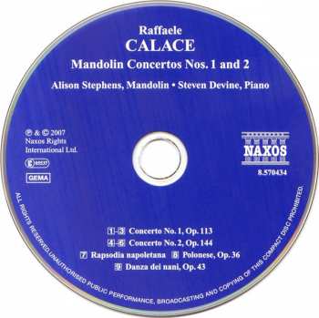 CD Steven Devine: Mandolin Concertos Nos. 1 And 2