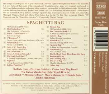 CD Raffaele Calace Plectrum Quintet: Spaghetti Rag (Rag Music With Mandolins)