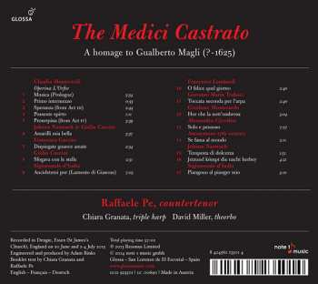 CD Raffaele Pe: The Medici Castrato (A Homage To Gualberto Magli)