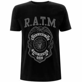 Merch Rage Against The Machine: Tričko Grey Police Badge 