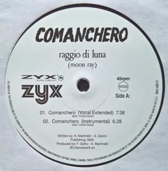 LP Raggio Di Luna: Comanchero