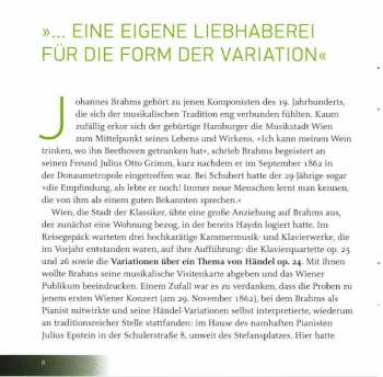 CD Johannes Brahms: Händel-Variationen • Walzer • Rhapsodien