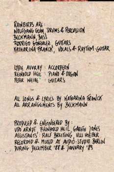 CD Rainbirds: Call Me Easy Say I'm Strong Love Me My Way It Ain't Wrong