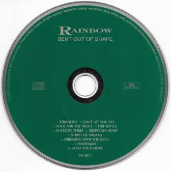 CD Rainbow: Bent Out Of Shape