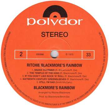 LP Rainbow: Ritchie Blackmore's Rainbow
