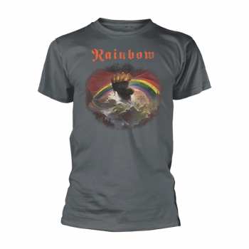 Merch Rainbow: Tričko Rising Distressed (charcoal)