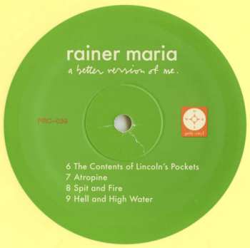 LP Rainer Maria: A Better Version Of Me. CLR