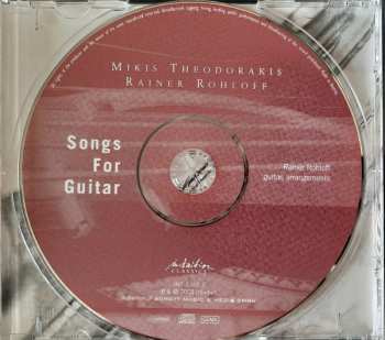 CD Mikis Theodorakis: Songs for Guitar