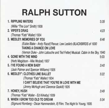 CD Ralph Sutton: Eye Opener