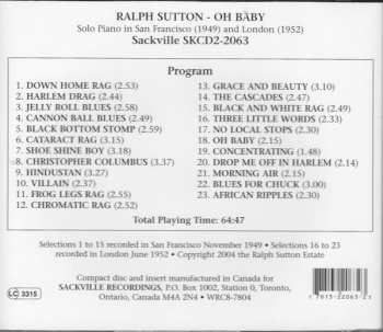 CD Ralph Sutton: Oh Baby