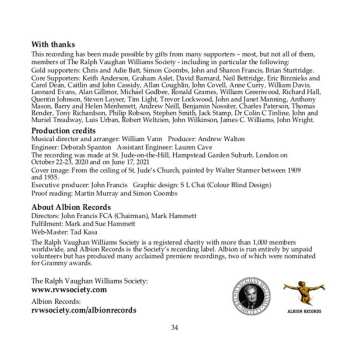 CD Ralph Vaughan Williams: An Oxford Christmas