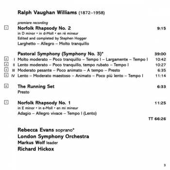 SACD The London Symphony Orchestra: Pastoral Symphony - Norfolk Rhapsody No. 2 - Norfolk Rhapsody No. 1 - The Running Set