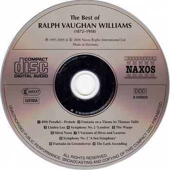 CD Ralph Vaughan Williams: The Best Of Vaughan Williams