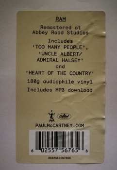 LP Paul & Linda McCartney: Ram