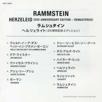 CD Rammstein: Herzeleid XXV LTD | DIGI