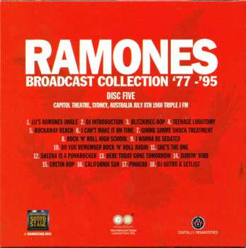 9CD/Box Set Ramones: Broadcast Collection '77-'95