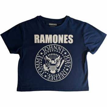 Merch Ramones: Dámske Crop Top Presidential Seal