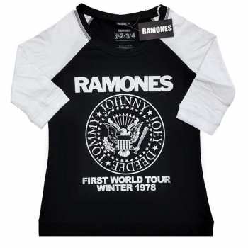 Merch Ramones: Dámske Tričko First World Tour 1978 