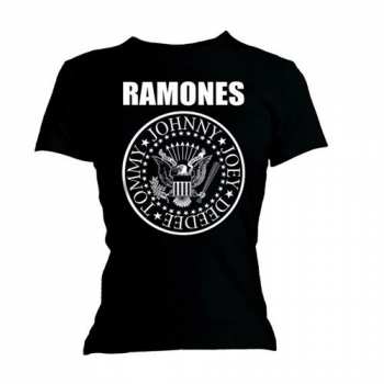Merch Ramones: Dámske Tričko Seal 