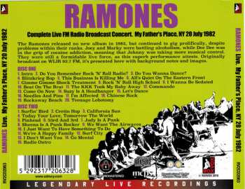 2CD Ramones: Live - My Father's Place, NY, 20 July 1982