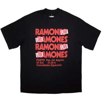 Merch Ramones: Oversized Tričko Concert