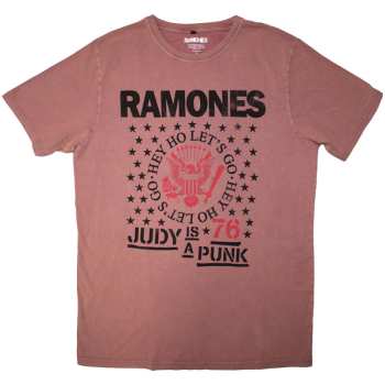 Merch Ramones: Stone Wash Tričko Hey Ho Judy
