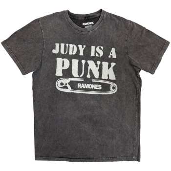 Merch Ramones: Stone Wash Tričko Judy