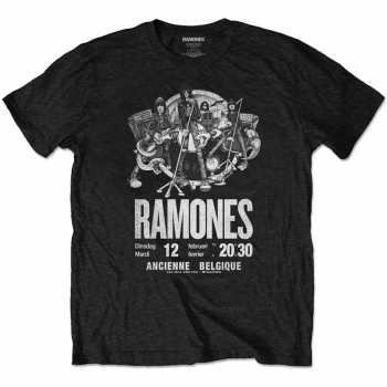 Merch Ramones: Tričko Belgique 