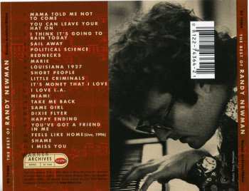 CD Randy Newman: The Best Of Randy Newman