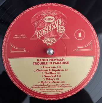 LP Randy Newman: Trouble In Paradise