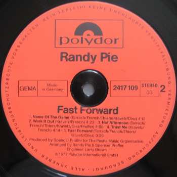 LP Randy Pie: Fast/Forward