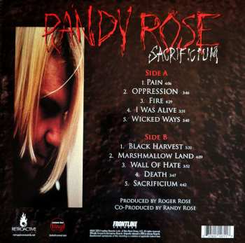 LP Randy Rose: Sacrificium CLR | LTD