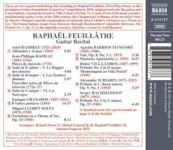 CD Raphaël Feuillâtre: Guitar Recital