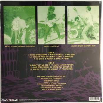 LP Raw Power: Screams From The Gutter CLR