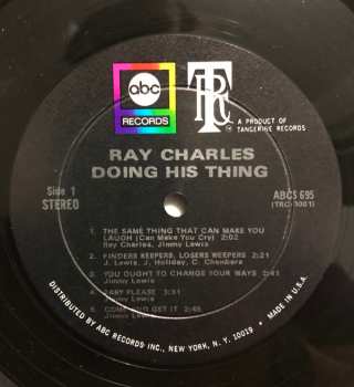LP Ray Charles: Doing His Thing