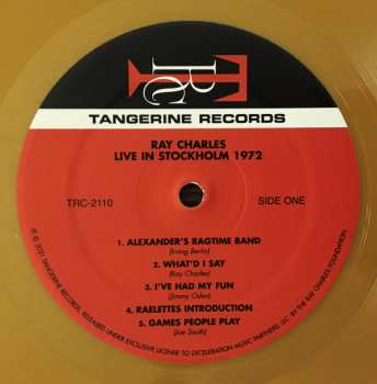 LP Ray Charles: Live In Stockholm 1972 LTD | CLR